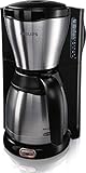 Philips Cafetera - Jarra Térmica 1.2L, hasta 15 Tazas, Acero...